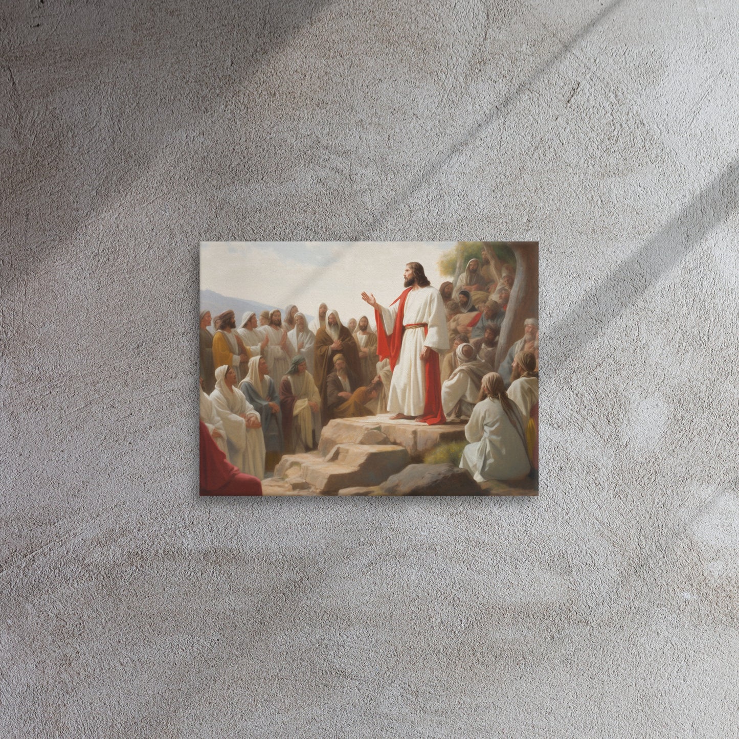 The Sermon On The Mount - Oil Painting Canvas Print