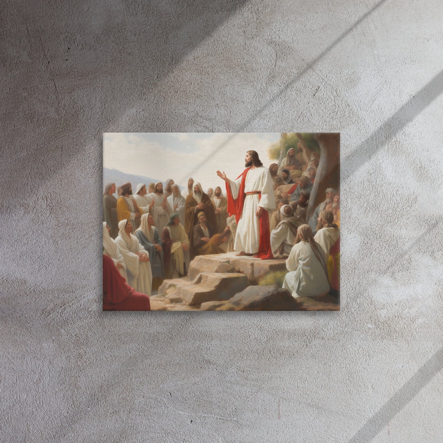 The Sermon On The Mount - Oil Painting Canvas Print